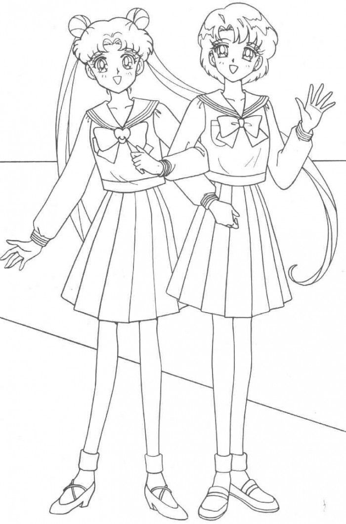 Princess Usagi Coloring Page | Cute pages of KidsColoringPage.org ...