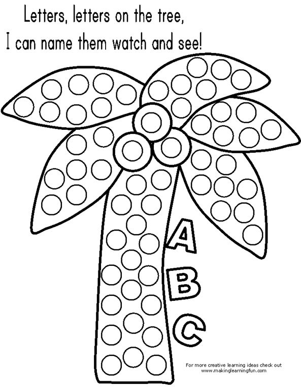 Free Do A Dot Coloring Pages