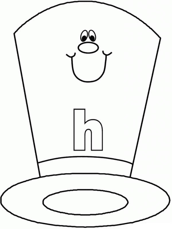 Spell Letter H Coloring Page | Bulk Color