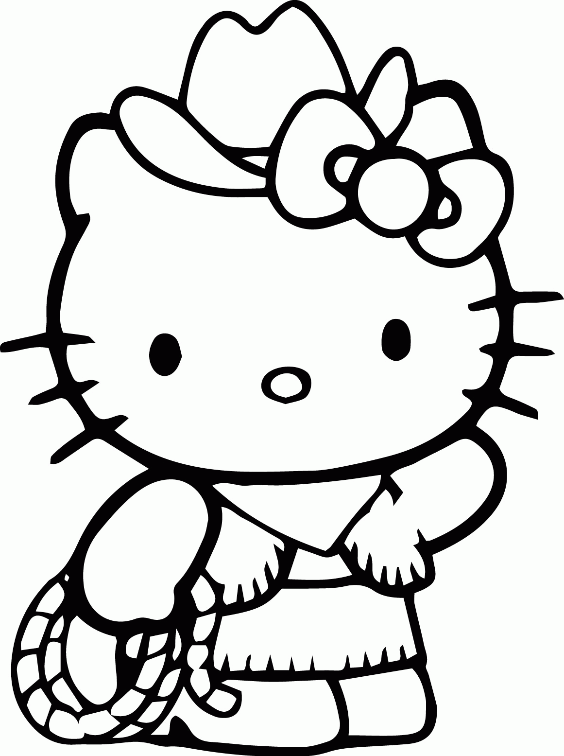 Hello Kitty Computer Coloring Pages - Coloring Home