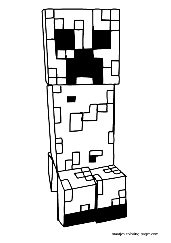 Of Minecraft - Coloring Pages for Kids and for Adults