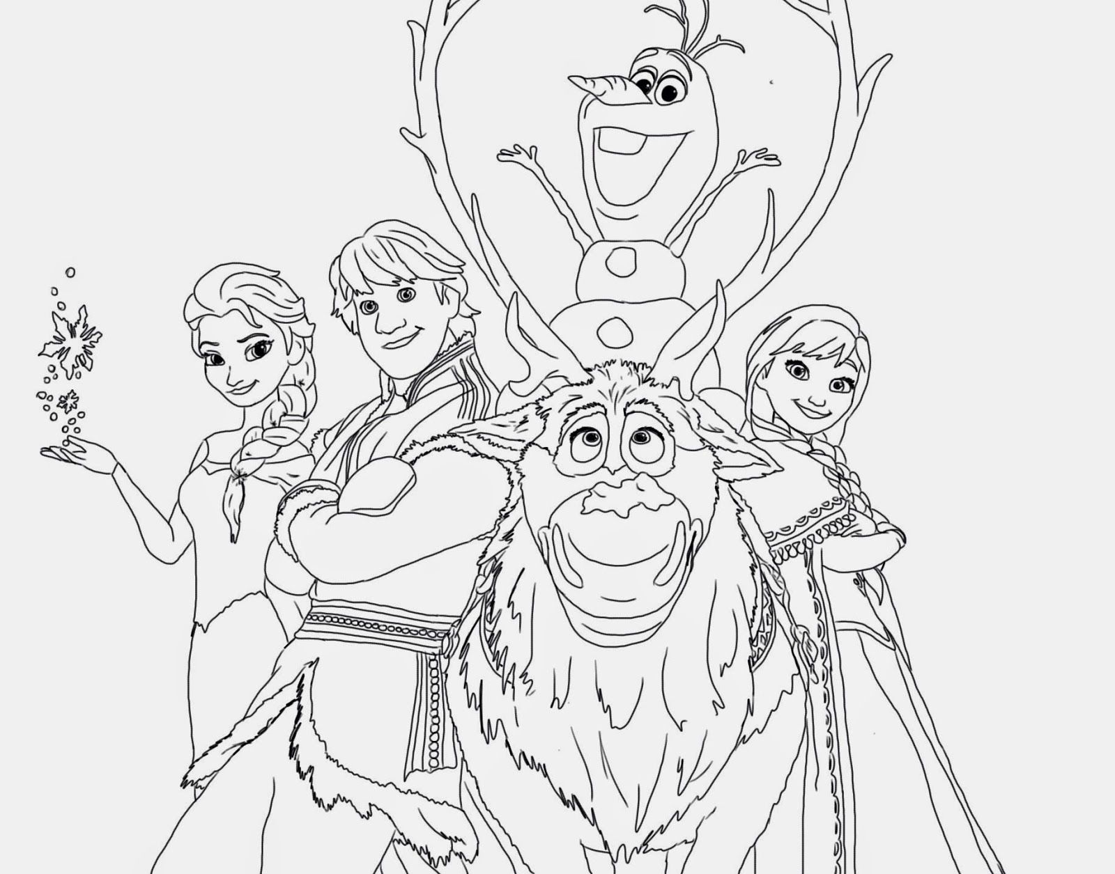 Disney Frozen Coloring Pages Printable ~ Instant Knowledge