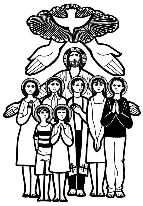 12 Pics Of All Saints Day Coloring Pages All Saints Day Coloring