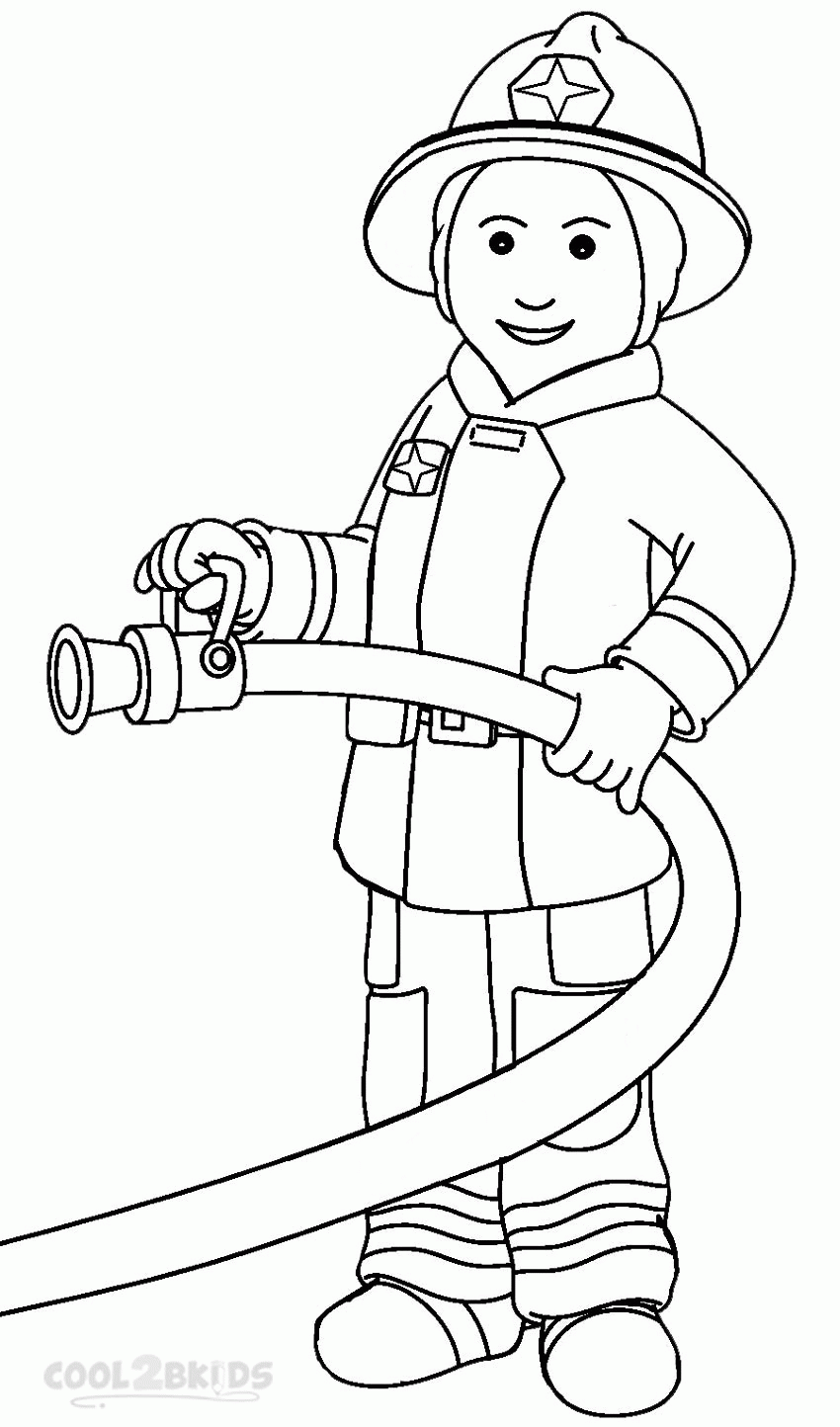 8 Pics of Firemen Coloring Pages - Printable Fireman Coloring ...