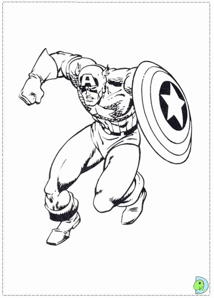 Captain America Coloring Pages | Forcoloringpages.com