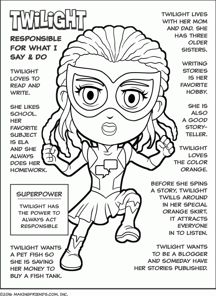 Daisy Girl Scout Coloring Page | Responsible for What I Say and Do ...