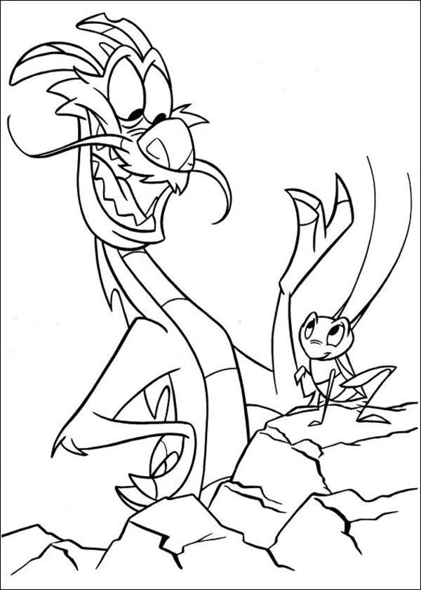 mulan mushu coloring pages - Google Search | coloring pages ...