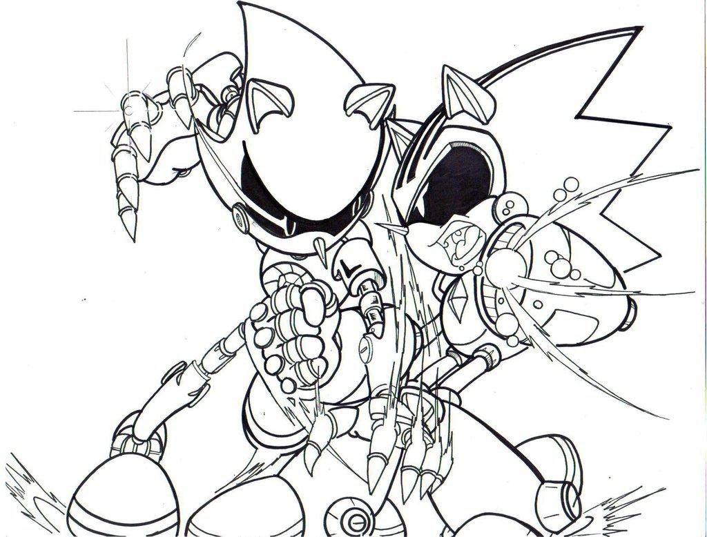 Yellow Sonic.exe Coloring Pages Coloring Pages