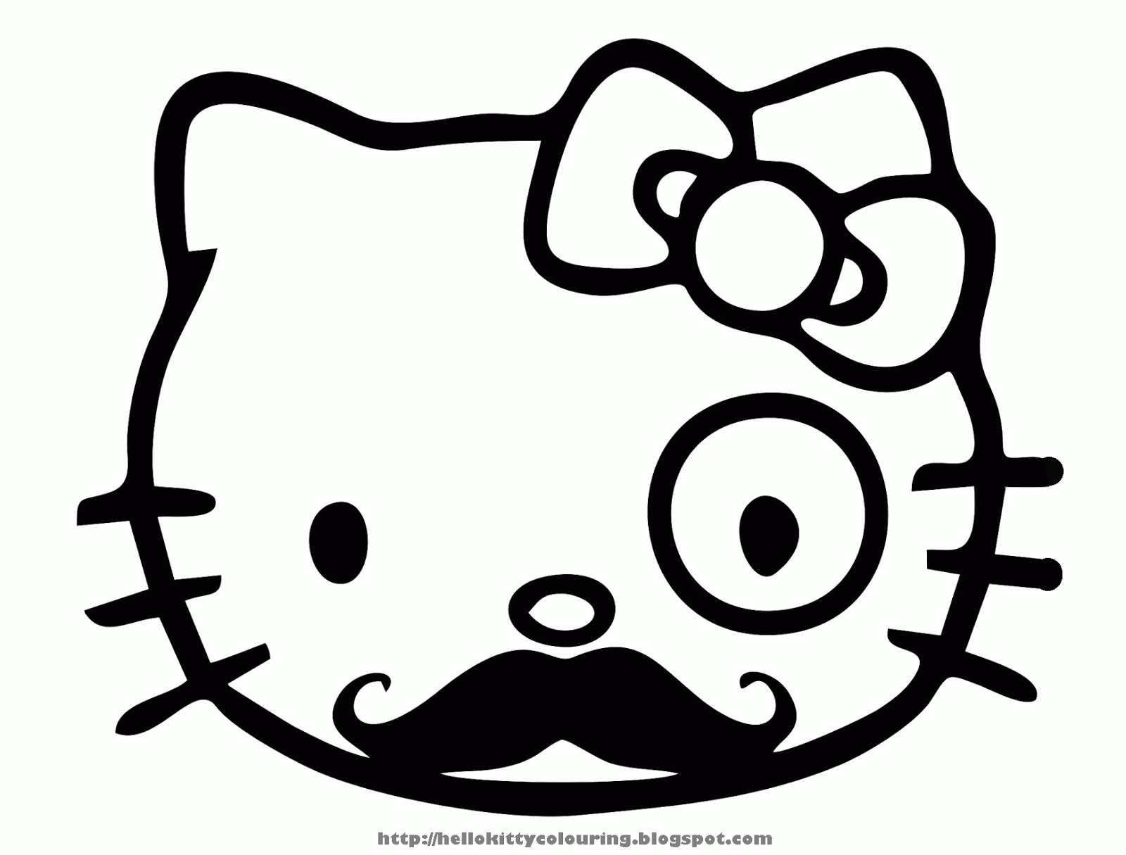 Halloween Coloring Pages Hello Kitty Happy - Colorine.net | #17163
