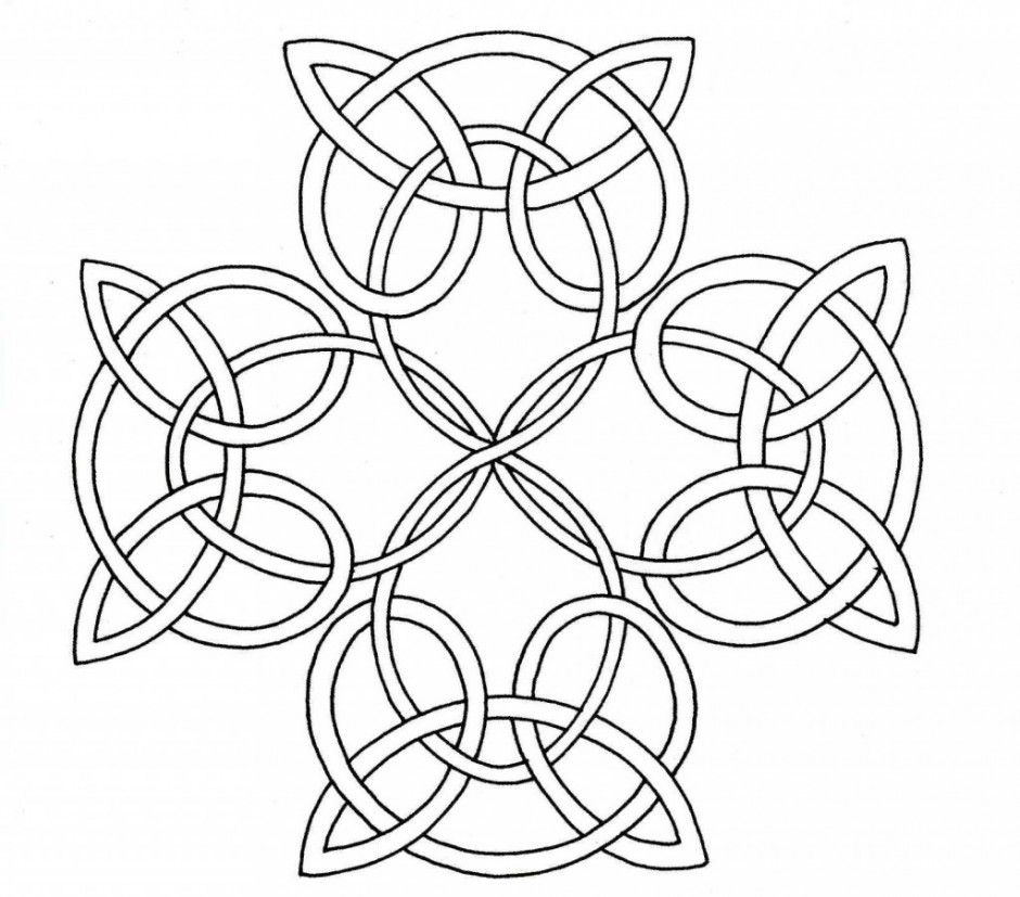 celtic knot coloring page