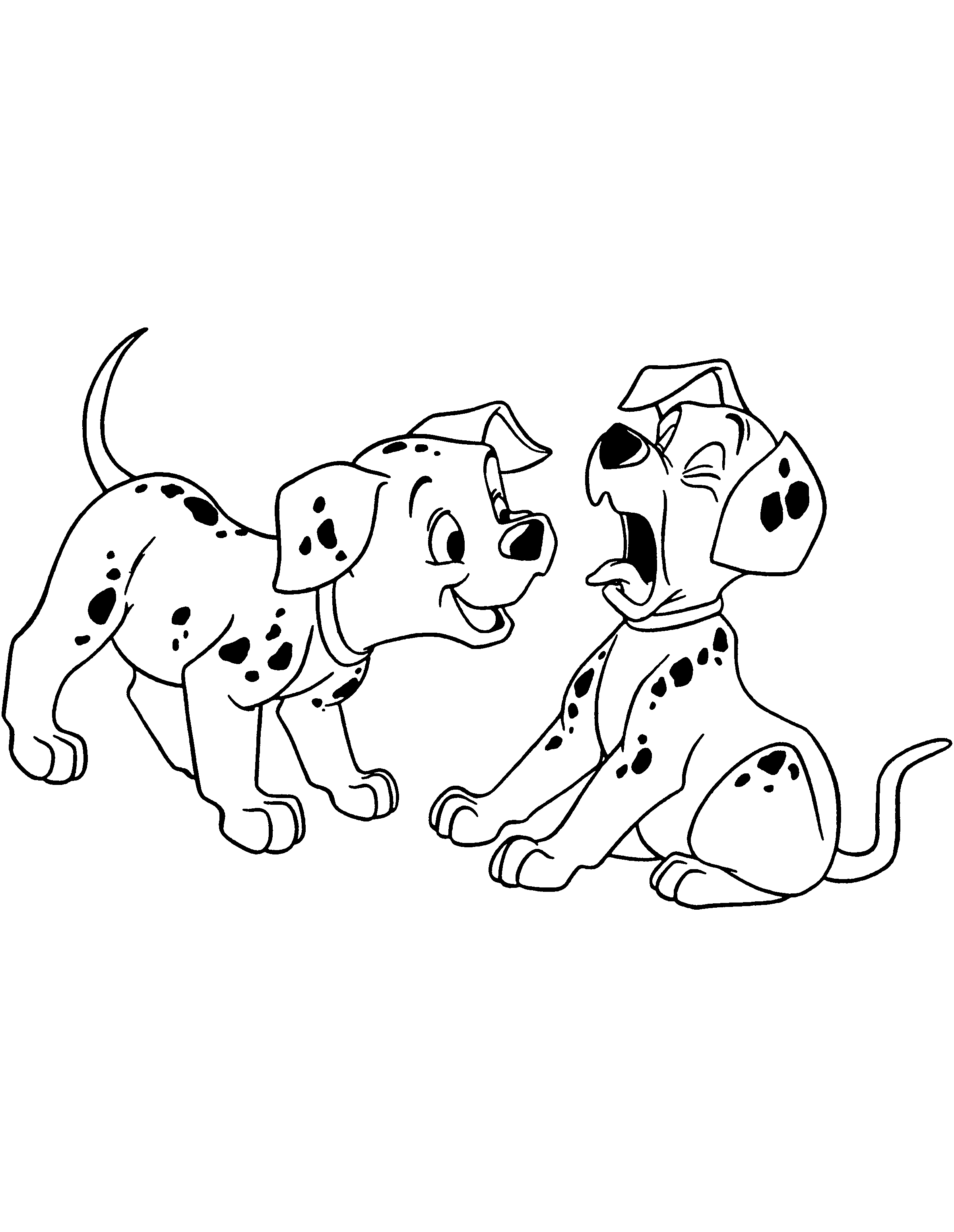 101 Dalmatians Poodle Coloring Pages - Coloring Pages For All Ages