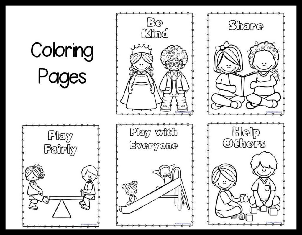 Respect Others Coloring Page - Coloring Home