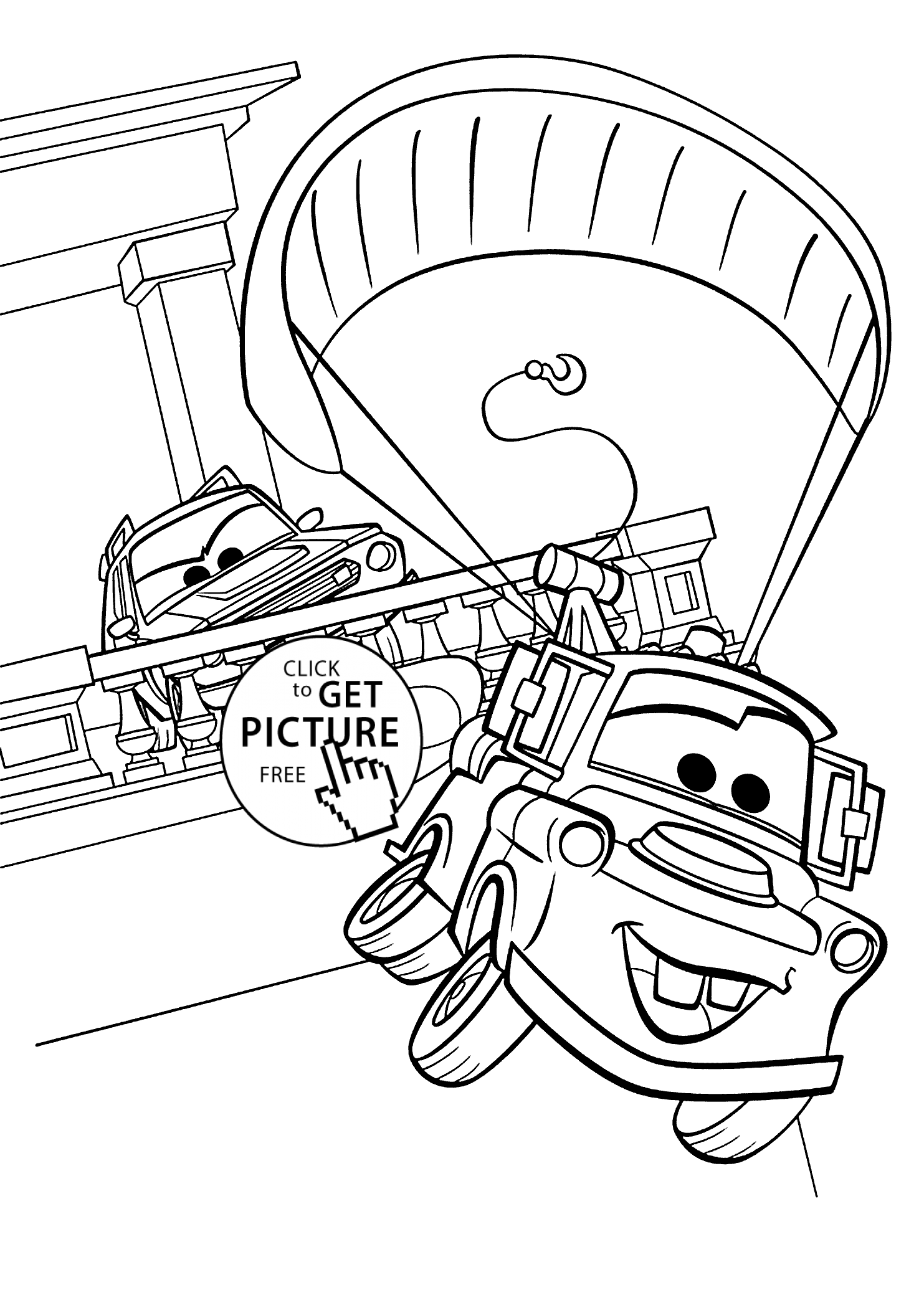 Mater Cars 2 coloring pages for kids, printable free | coloing ...