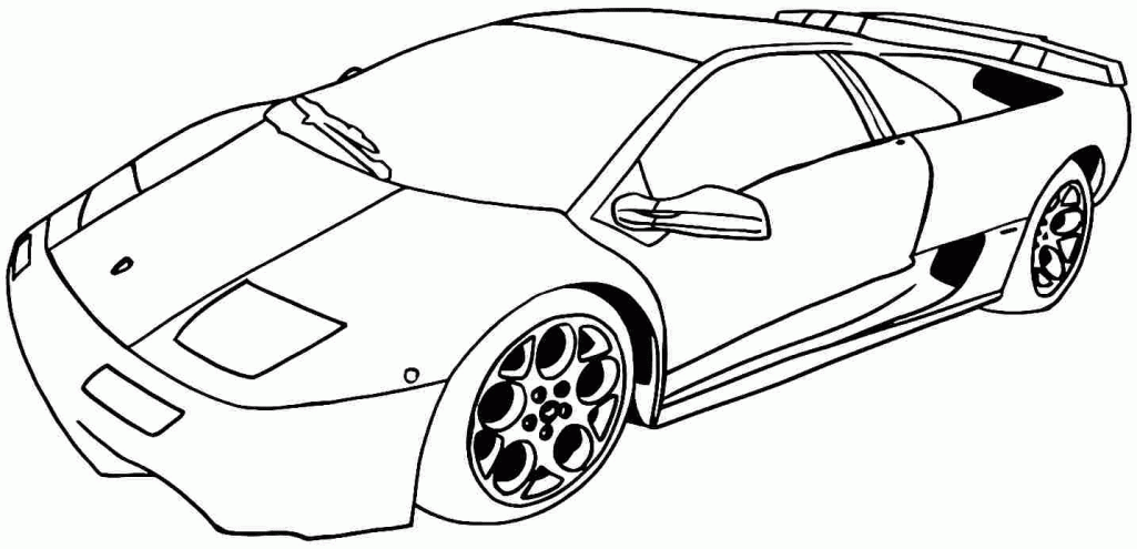 Printable Coloring Pages Of Sports Cars - Coloring Home