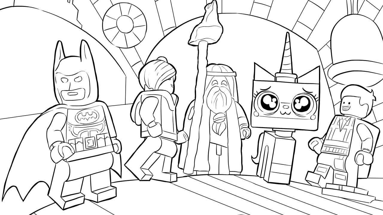 Lego flash coloring pages and print for free