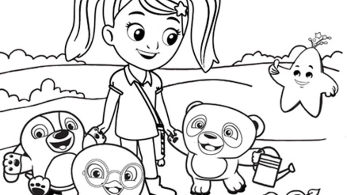 Kids Coloring Page - Ruff-Ruff, Tweet and Dave | Sprout