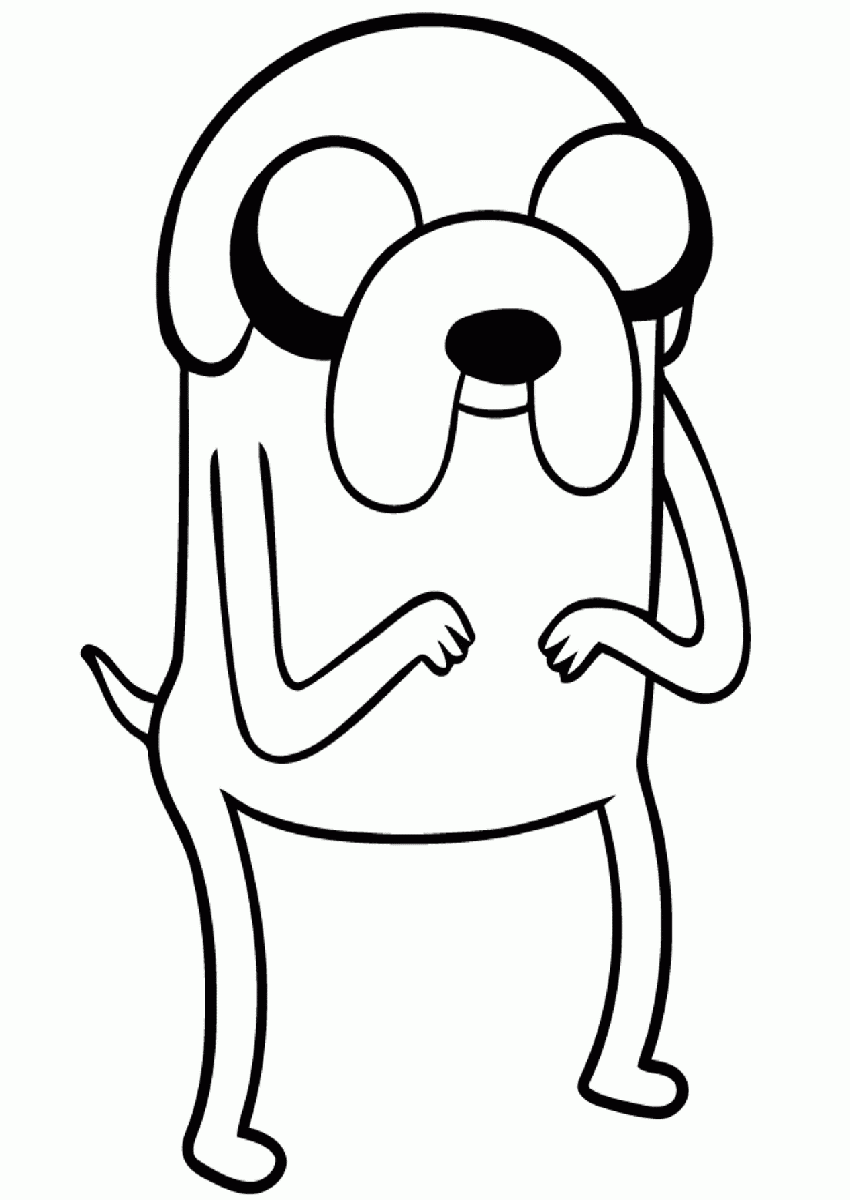 Courage The Cowardly Dog Coloring Pages Free Printable - Coloring