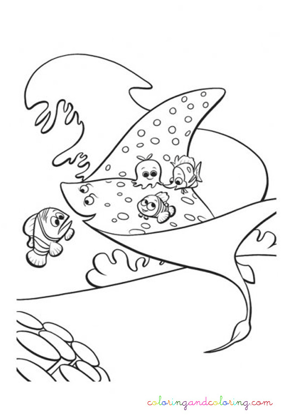 Stingray Coloring Pages Food Ideas