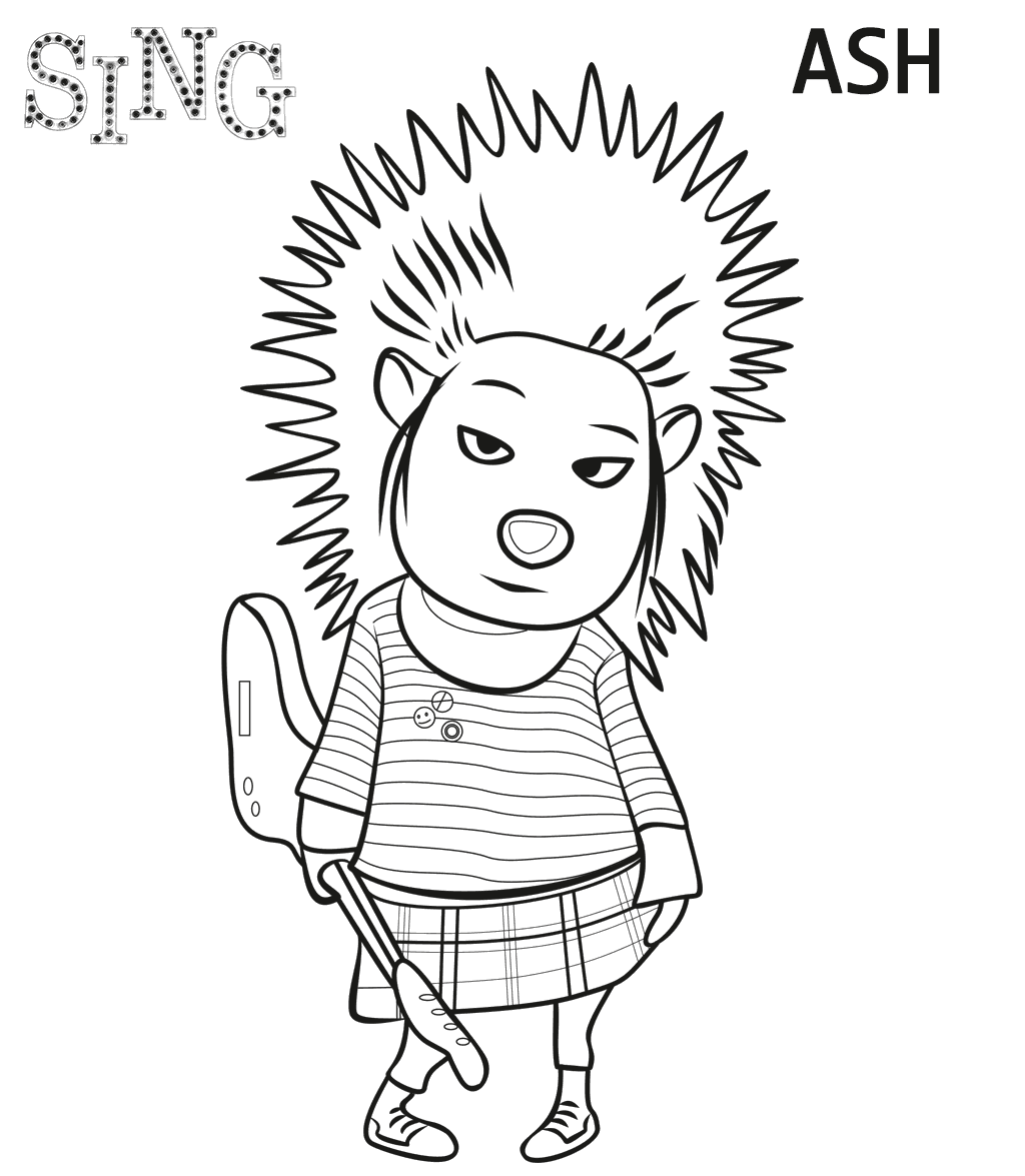 Sing Movie Coloring Pages - Coloring Home