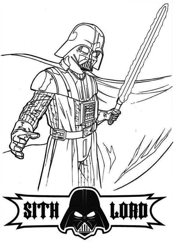 darth vader lego coloring pages - photo #17
