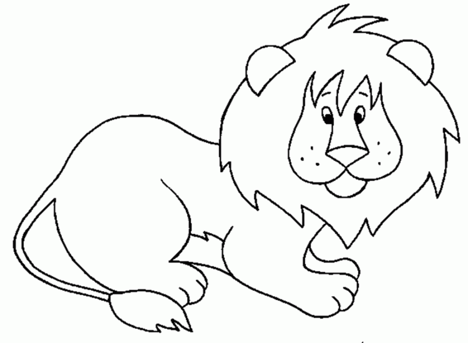 Coloring Page Lion - Coloring Pages for Kids and for Adults