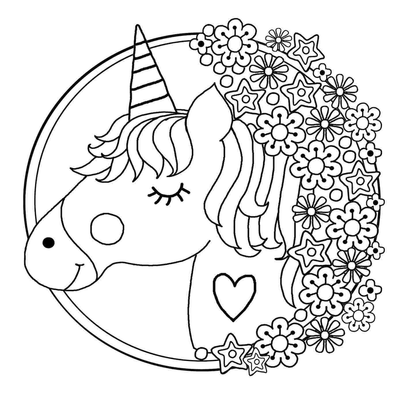Coloring Pages : Free Printable Coloring Pictures Unicorns Unicorn ...