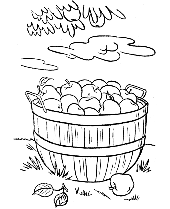 Thanksgiving Dinner Coloring Page Sheets - Thanksgiving Foods ...