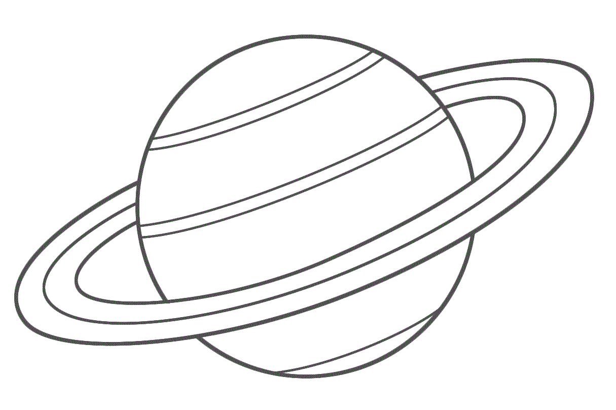 Coloring Pages of Saturn | Coloring Pages