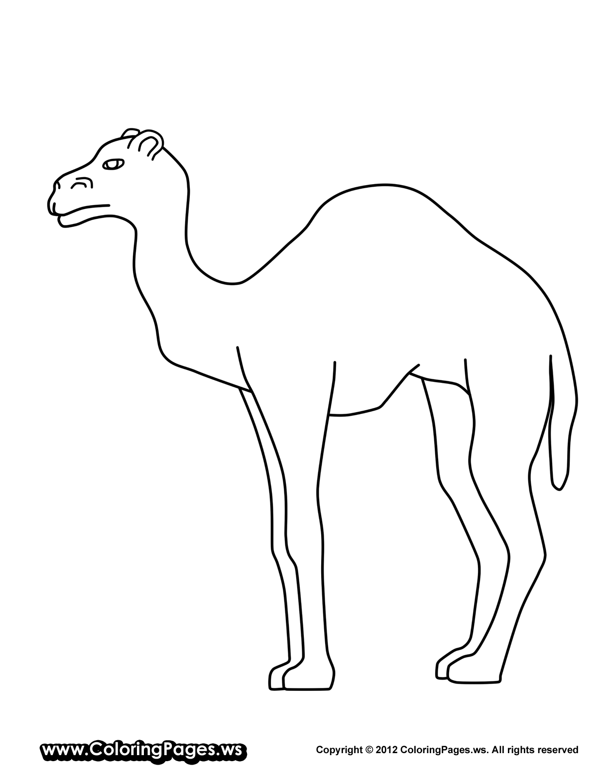 Young Camels Coloring Pages | Coloring.Cosplaypic.com