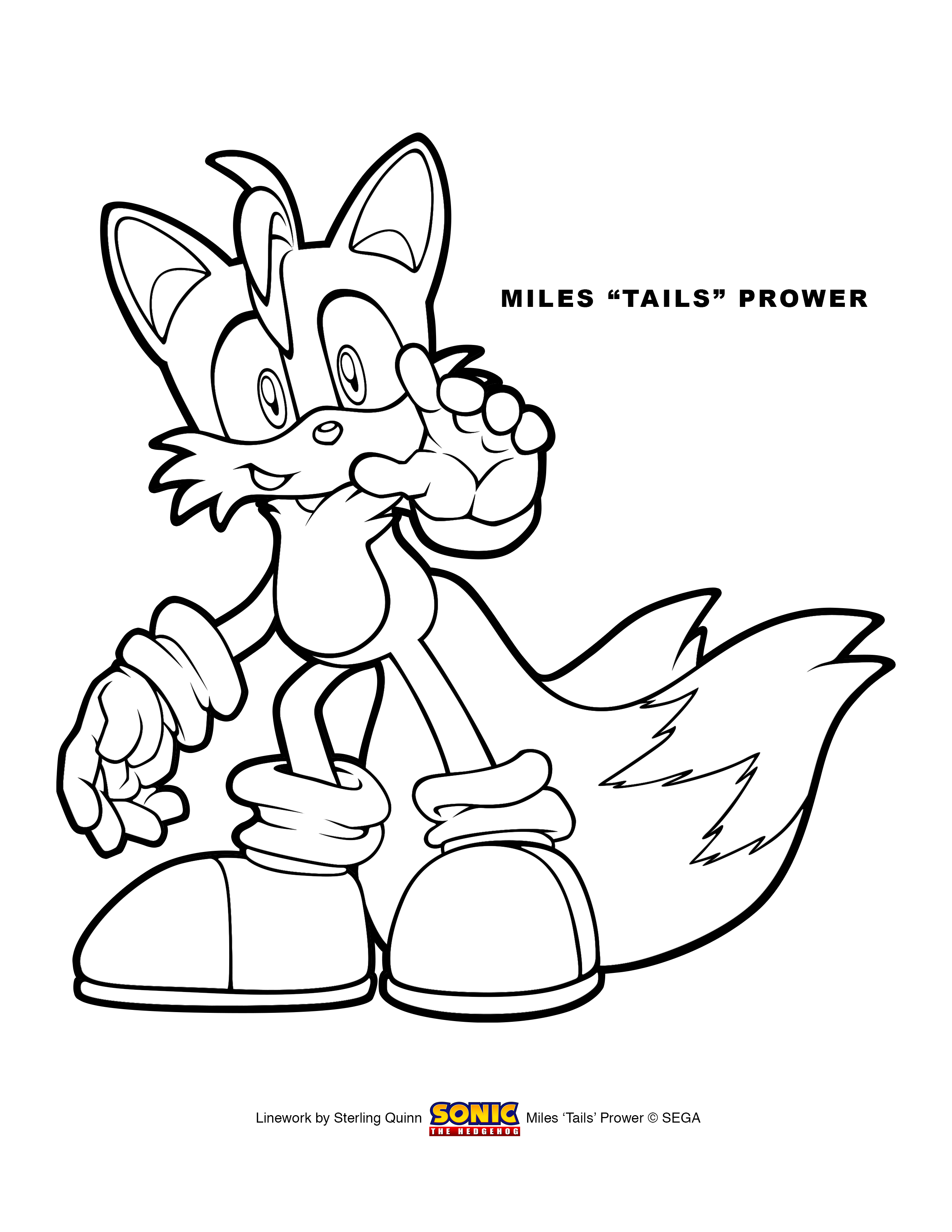 Printable Tails Coloring Pages