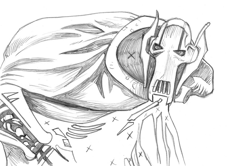 general grievous coloring sheet pages - photo #32