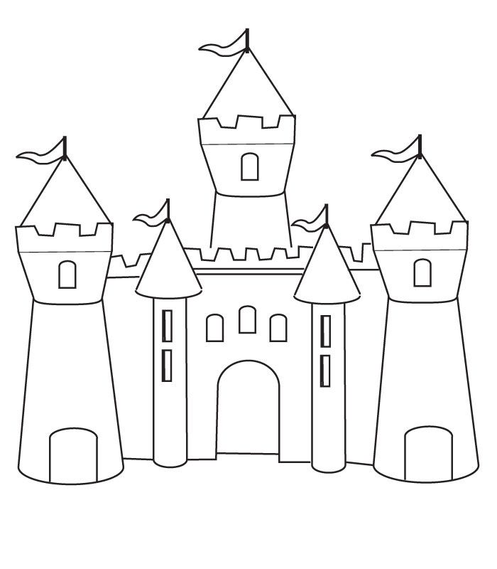 castle coloring pages |coloring pages,adult coloring pages ...