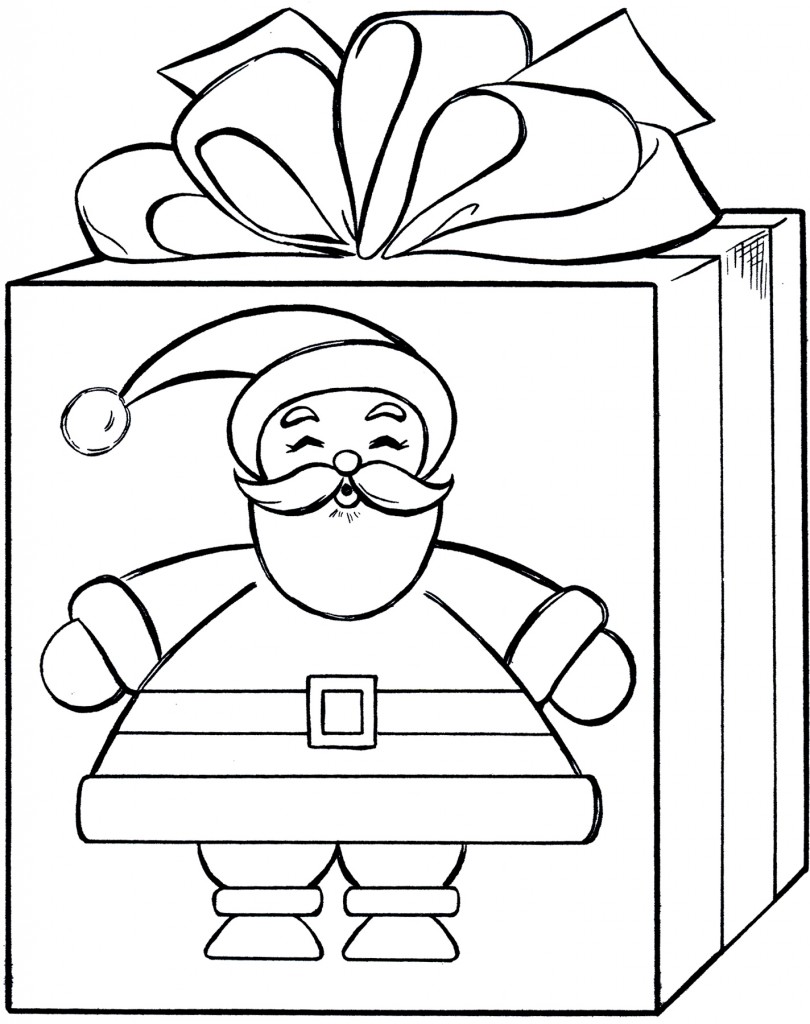 Christmas Present Box Coloring Page Ueunxb Newyearpro2020 Info Pages Free  Printable To Print – Fundacion Luchadoresav