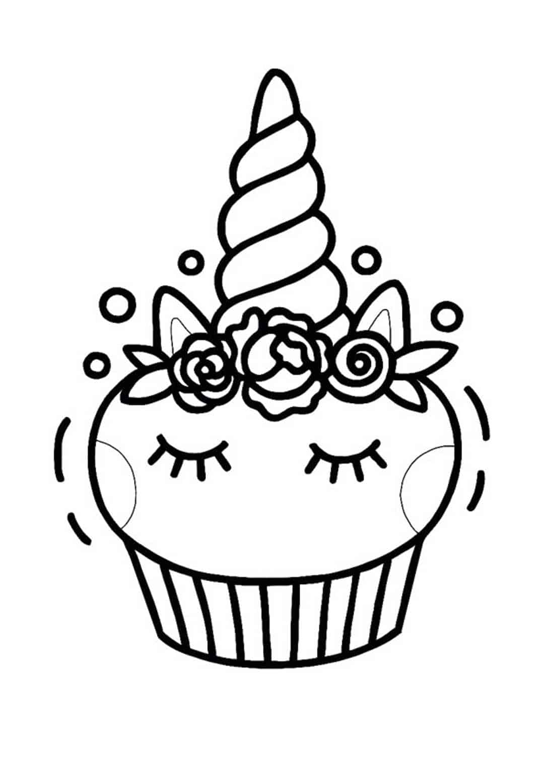 Unicorn Cake Coloring Pages - 6 Free Printable Coloring Pages (2020)