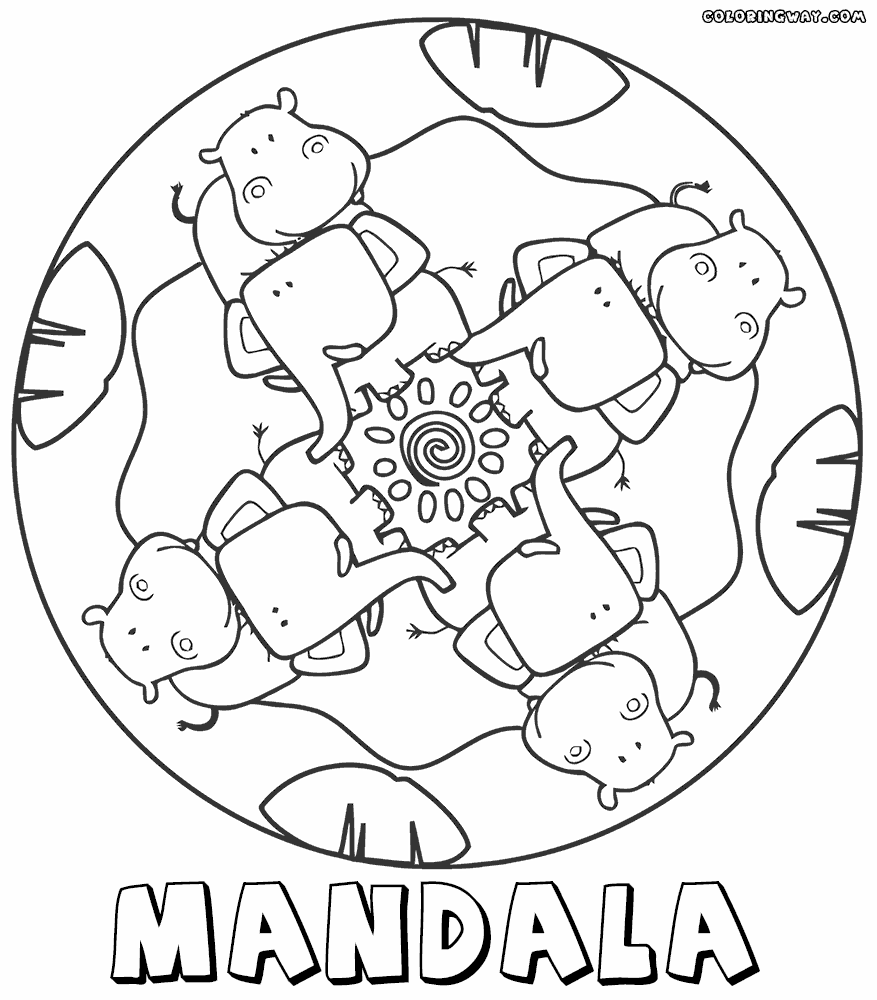 Mandala coloring pages for kids | Coloring pages to download and print