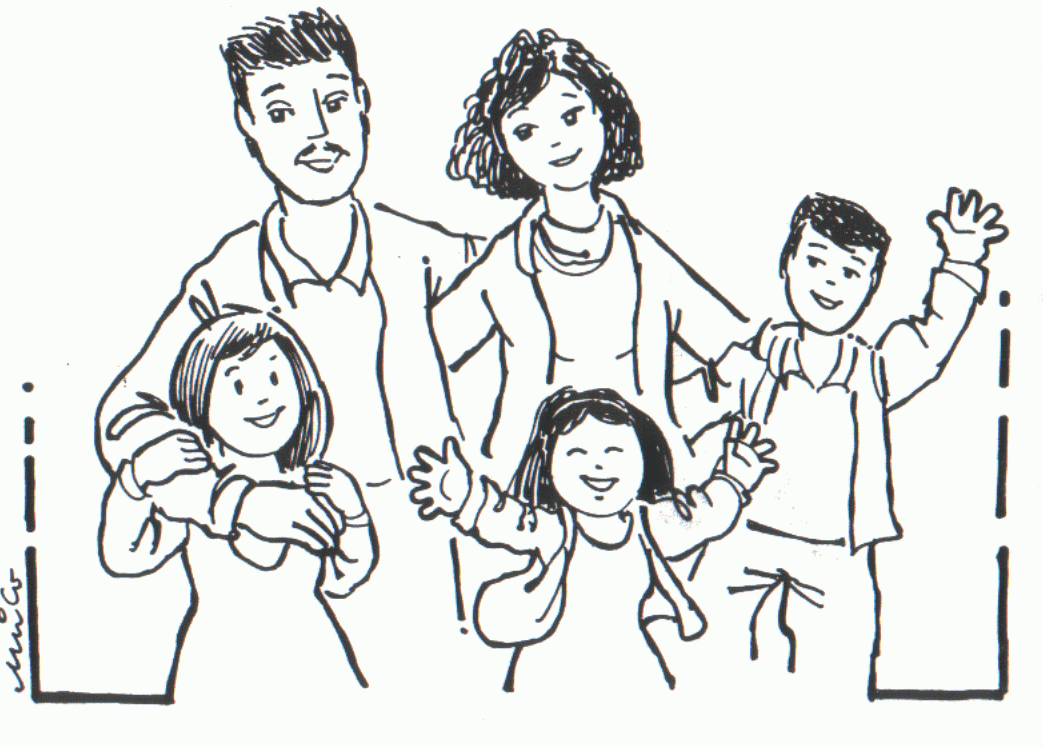 Coloring Pages Of Family - Coloring Home