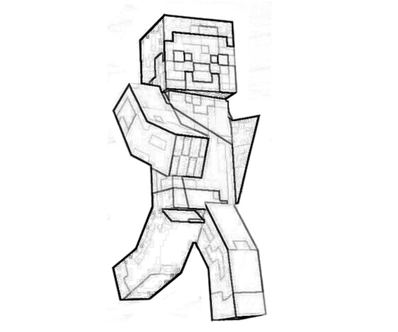 Printable Minecraft Character Coloring Pages - Coloring Kids