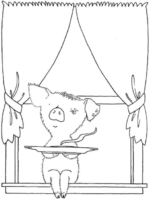 If You Give A Pig A Pancake Coloring Pages Page 1