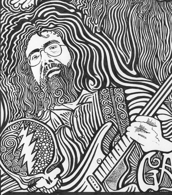 Grateful Dead Coloring Pages Coloring Home
