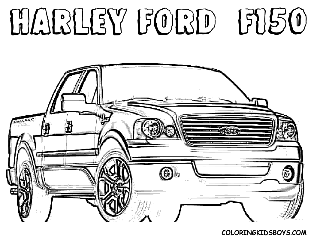 Ford Coloring Pages: Ford Truck Coloring Pages, John Deere Tractor ...