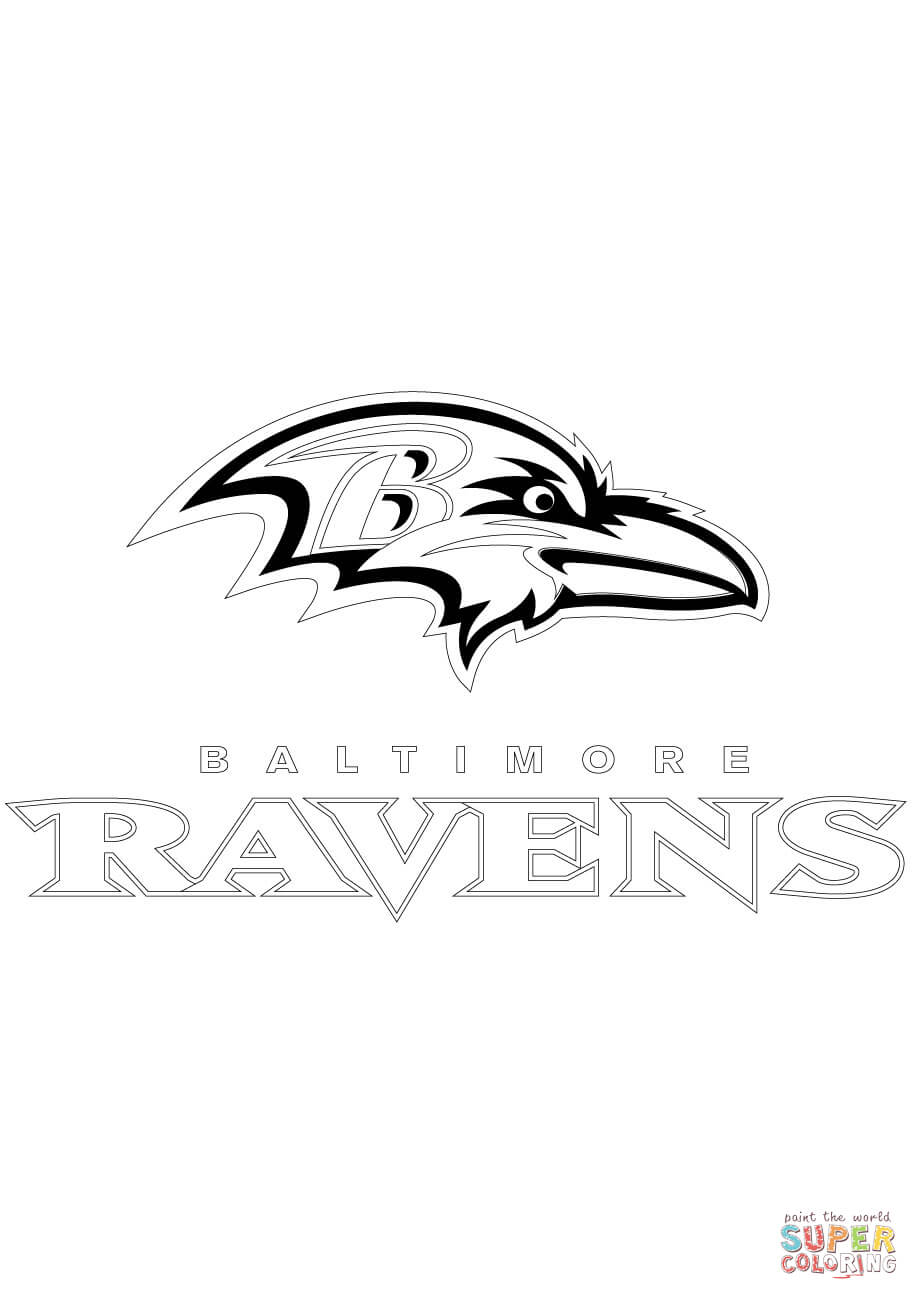 Baltimore Ravens coloring page | Free Printable Coloring Pages