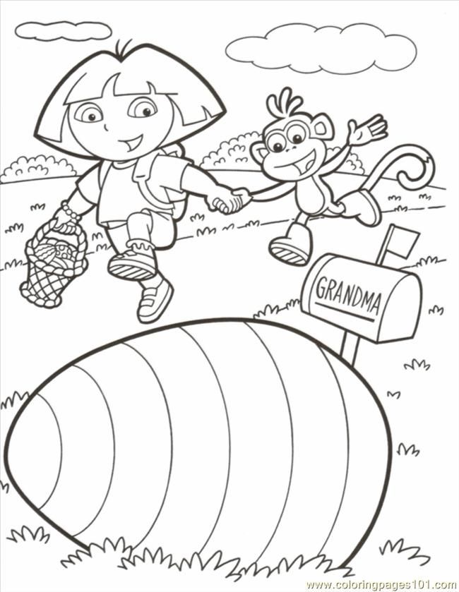 COLORING DORA EXPLORER HALLOWEEN PAGE Â« Free Coloring Pages