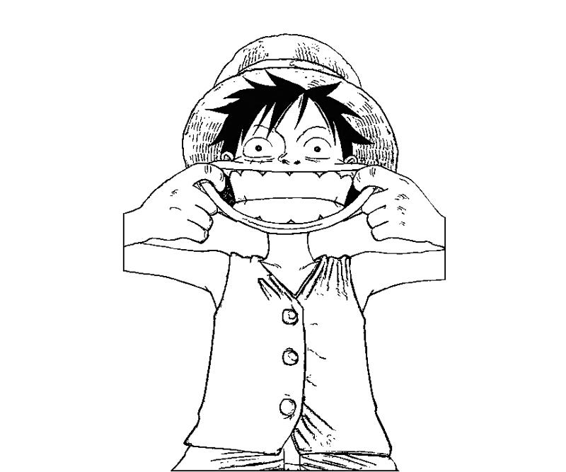 Monkey D Luffy 14 Coloring | Crafty ...