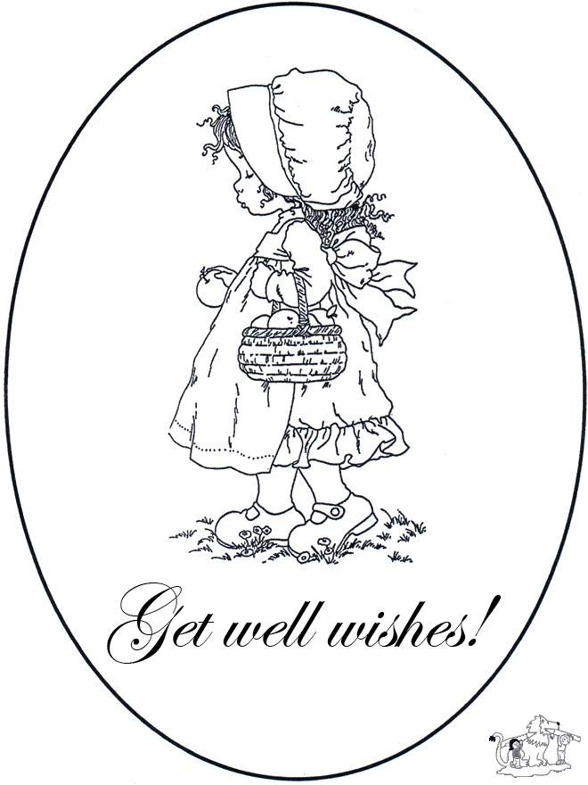 Get Well Card Coloring Page - Coloring Home