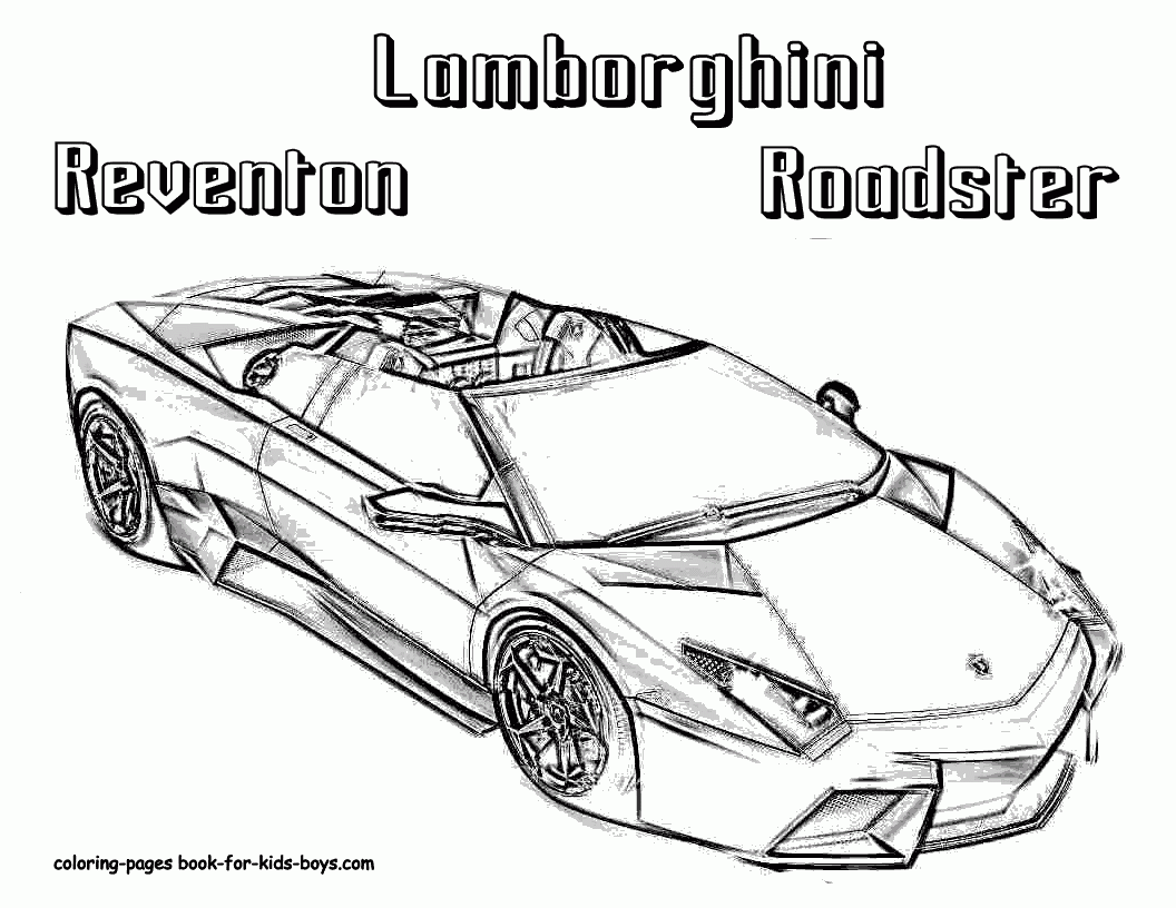 Course Rugged Exclusive Lamborghini Coloring Pages Cars Free ...