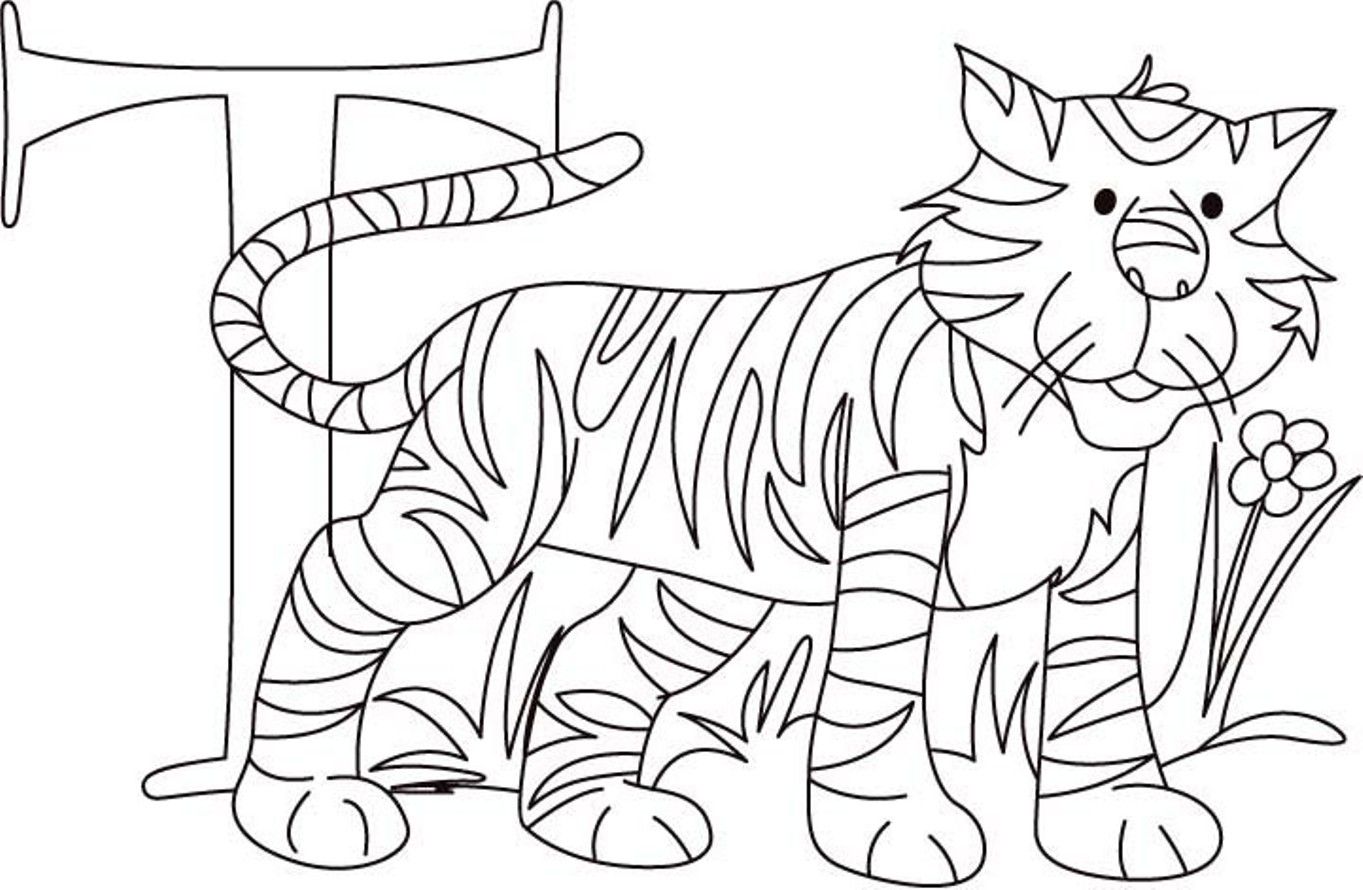 Tiger Coloring Pages Printable - Coloring Page