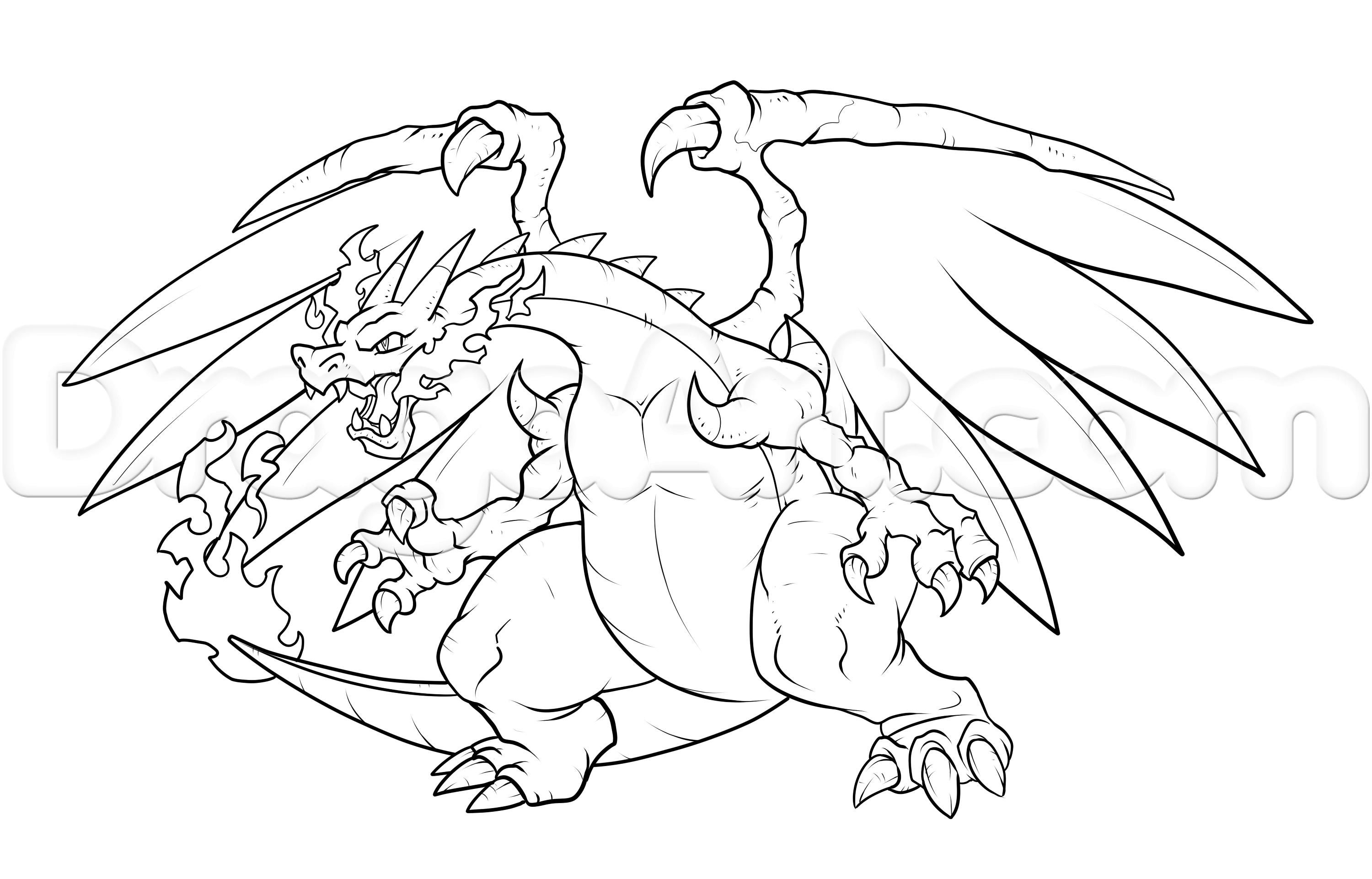 Pokemon Coloring Pages Mega Charizard Ex - Coloring Page - Coloring Home