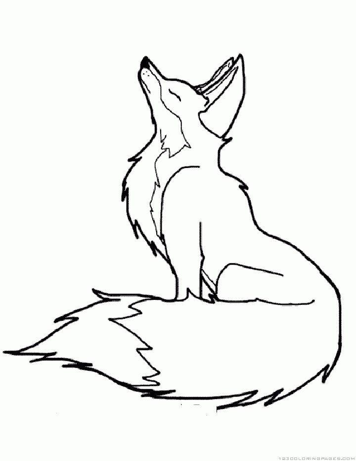 Foxes Coloring Pages - Coloring Home