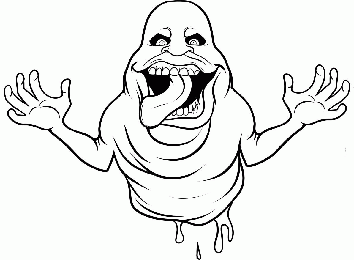 Ghostbusters Coloring Page