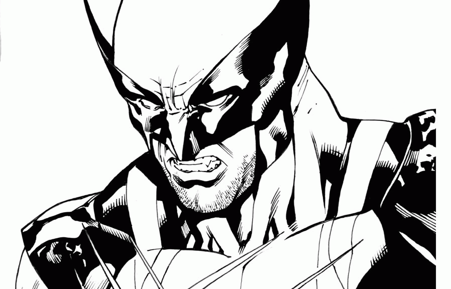 Wolverine Coloring Pages | UniqueColoringPages